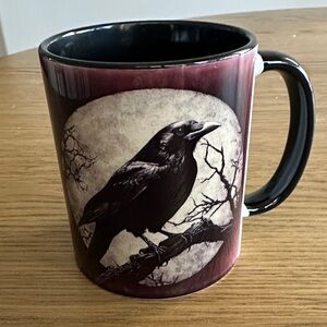 Raven Design Black and Purple Mug